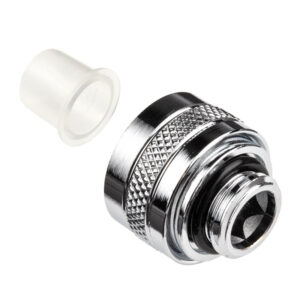 Alphacool Eiszapfen PRO fitting 13mm hard tube G1/4 - chrome - Image 2