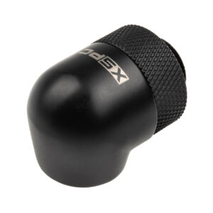 XSPC Adapter 90 Degree G1/4 inch Male to G1/4 inch Female - Rotatable, Black - Image 2