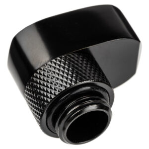 Alphacool Eiszapfen G1/4 inch extension offset MF 16 - black - Image 2