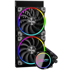 Alpenföhn Gletscherwasser 240 High Speed AIO cooler, ARGB - juodos spalvos
