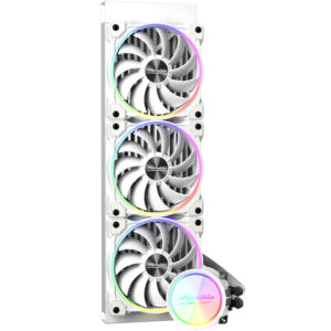 Alpenföhn Gletscherwasser 360 AIO cooler, ARGB - baltos spalvos