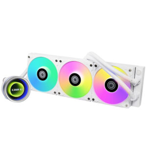 Lian Li GALAHAD II 360 Trinity AiO Water Cooler, ARGB - baltos spalvos