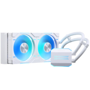PHANTEKS Glacier One 240D30 DRGB AIO Liquid CPU Cooler, baltos spalvos