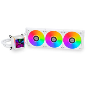 Lian Li GALAHAD II LCD 360 AIO, ARGB - baltos spalvos