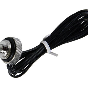 Bitspower plug with temperature sensor G1/4 inch female thread - 90 cm, shiny silver - Image 2