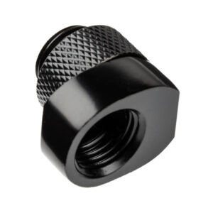 Alphacool Eiszapfen G1/4 inch extension offset MF 8 - black