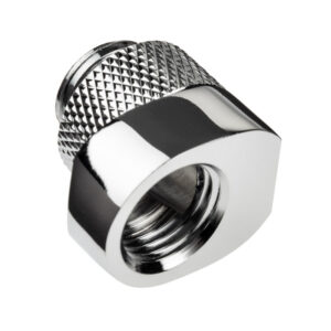 Alphacool Eiszapfen G1/4 inch extension offset MF 8 - chrome