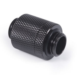 Alphacool ES D-Plug, 20mm, G1/4 IG to G1/4 IG - Deep Black