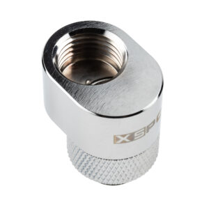 XSPC G1/4 Rotary 7mm Offset Fitting - Chrome