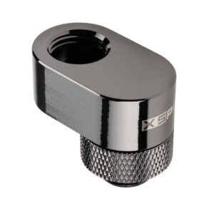 XSPC G1/4 Rotary 14mm Offset Fitting - Chrome Black