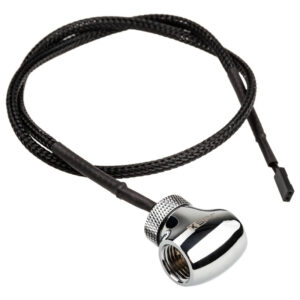XSPC Temperature Sensor 2x G1/4 Female Thread - chrome