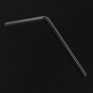Alphacool HardTube 16/11mm Borosilicate Glass 90 Degree Angle 20/40cm - clear