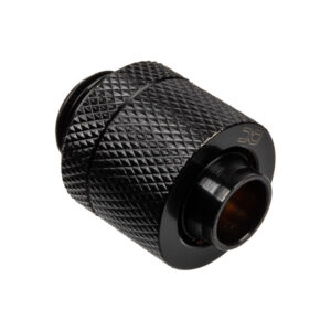 Alphacool HF connection straight G1/4 inch AG to 13/10mm - black - Image 1