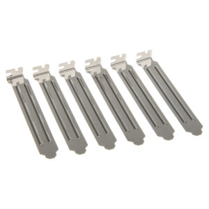 InLine PCI Slot Bracket 6-Pack - sidabro spalvos - Image 1