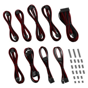 CableMod Classic ModMesh C-Series Cable Kit Corsair RMi & RMx - black/blood red