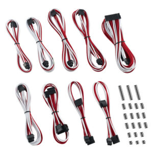 CableMod Classic ModMesh RT Cable Kit ASUS/Seasonic/Phanteks - white/red