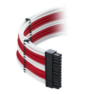 CableMod Classic ModMesh RT Cable Kit ASUS/Seasonic/Phanteks - white/red - Image 2