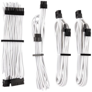 Corsair Premium Sleeved Cable Set (Gen 4) - white