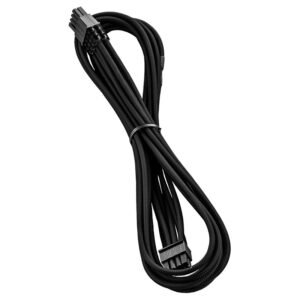 CableMod C-Series PRO ModMesh 8-Pin PCIe Cable, Corsair AXi/HXi/RM (Yellow Label) - juodos spalvos