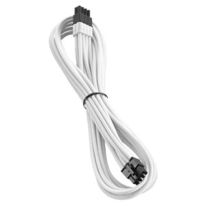 CableMod C-Series PRO ModMesh 8-Pin PCIe Cable, Corsair RMi/RMx/RM (Black Label) - baltos spalvos