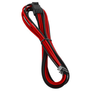 CableMod PRO ModMesh RT 8-Pin PCIe Cable ASUS/Seasonic/Phanteks - 60cm, juodos spalvos/raudonos spalvos