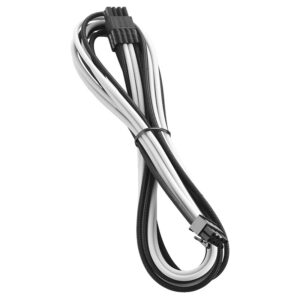 CableMod PRO ModMesh RT 8-Pin PCIe Cable ASUS/Seasonic/Phanteks - 60cm, juodos spalvos/baltos spalvos