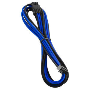 CableMod PRO ModMesh RT 8-Pin PCIe Cable ASUS/Seasonic/Phanteks - 60cm, juodos spalvos/mėlynos spalvos