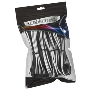 CableMod Classic ModMesh Cable Extension Kit - 8+8 Series - black/white - Image 2