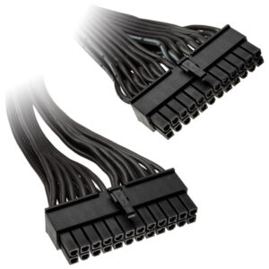 SilverStone 24 Pin ATX to 24 Pin Cable 350mm - juodos spalvos