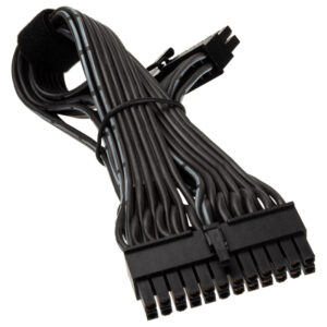 SilverStone 24 Pin ATX to 24 Pin Cable 350mm - juodos spalvos - Image 2
