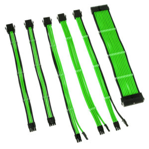 Kolink Core Adept Braided Cable Extension Kit - Green - Image 2