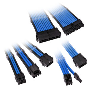 Kolink Core Adept Braided Cable Extension Kit - mėlynos spalvos