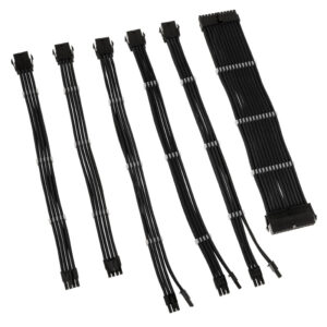 Kolink Core Adept Braided Cable Extension Kit - juodos spalvos - Image 2