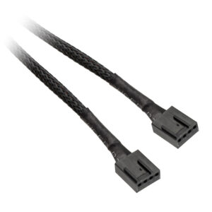 Watercool 4-Pin PWM Extension Male to Male, black - 90cm