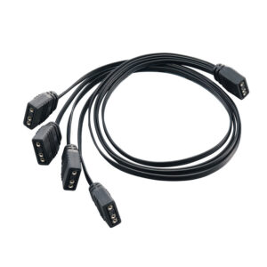 SilverStone ARGB 4-way splitter cable - 30cm - Image 1