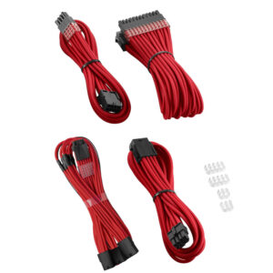 CableMod PRO ModMesh 12VHPWR Cable Extension Kit - raudonos spalvos