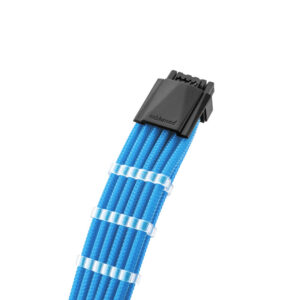 CableMod PRO ModMesh 12VHPWR to 3x PCI-e Cable - 45cm, mėlynos spalvos - Image 2