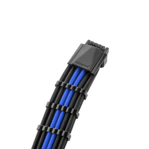 CableMod C-Series PRO ModMesh 12VHPWR to 3x PCI-e Cable for Corsair - 60cm, juodos spalvos/mėlynos spalvos - Image 2