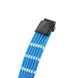 CableMod RT-Series PRO ModMesh 12VHPWR to 3x PCI-e Cable for ASUS/Seasonic - 60cm, mėlynos spalvos - Image 2