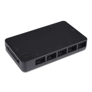 Alphacool Core 10x 4-Pin PWM Splitter - juodos spalvos