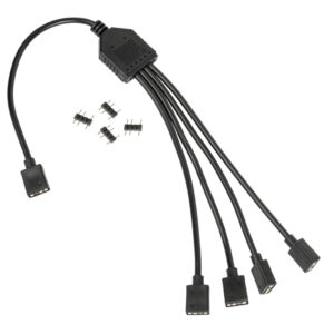 Kolink ARGB 1-4 splitter cable - 30 cm - Image 2