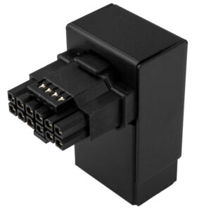 Kolink Core Pro 12V-2x6 90 Degree Adapter - Type 1, juodos spalvos