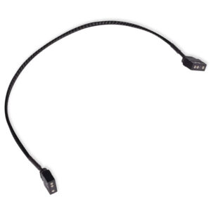 Alphacool Extension aRGB 3-Pin to 3-Pin, sleeved - 30cm - Image 1