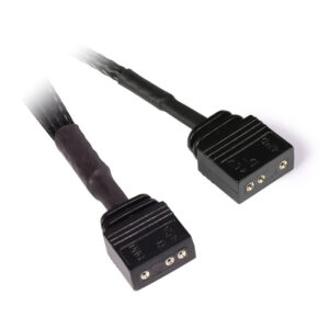 Alphacool Extension aRGB 3-Pin to 3-Pin, sleeved - 30cm - Image 2
