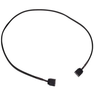 Alphacool Extension aRGB 3-Pin to 3-Pin, sleeved - 60cm - Image 1