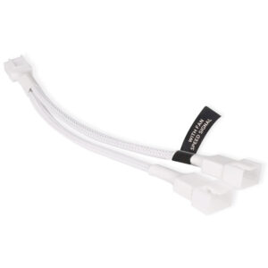 Alphacool Y-Splitter 4-pin to 2x 4-pin PWM 15cm - white