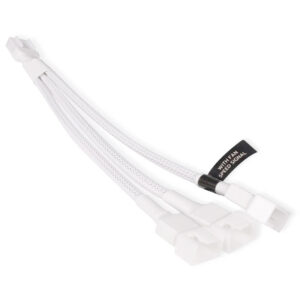 Alphacool Y-Splitter 4-pin to 3x 4-pin PWM 15cm - white
