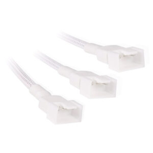 Alphacool Y-Splitter 4-pin to 3x 4-pin PWM 60cm - white - Image 2