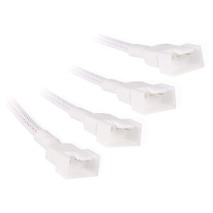 Alphacool Y-Splitter 4-pin to 4x 4-pin PWM 15cm - white - Image 2
