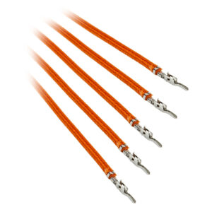 BitFenix Alchemy 2.0 PSU Cable, 5x 60cm - oranžinės spalvos